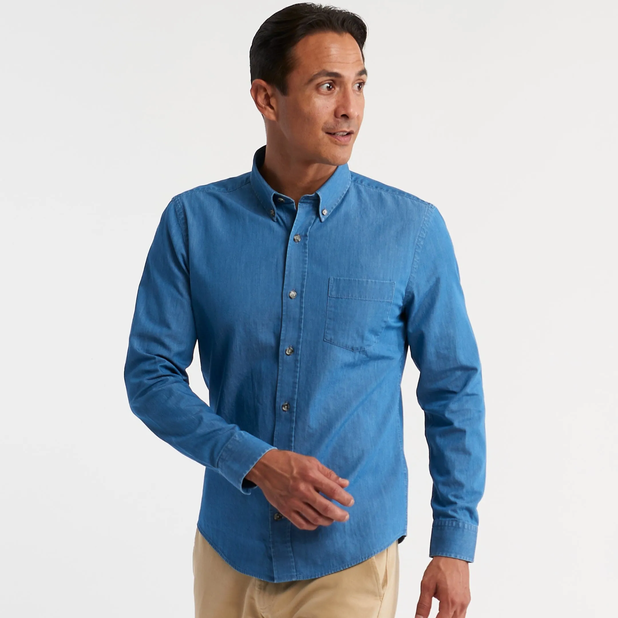 Medium Blue Denim Shirt