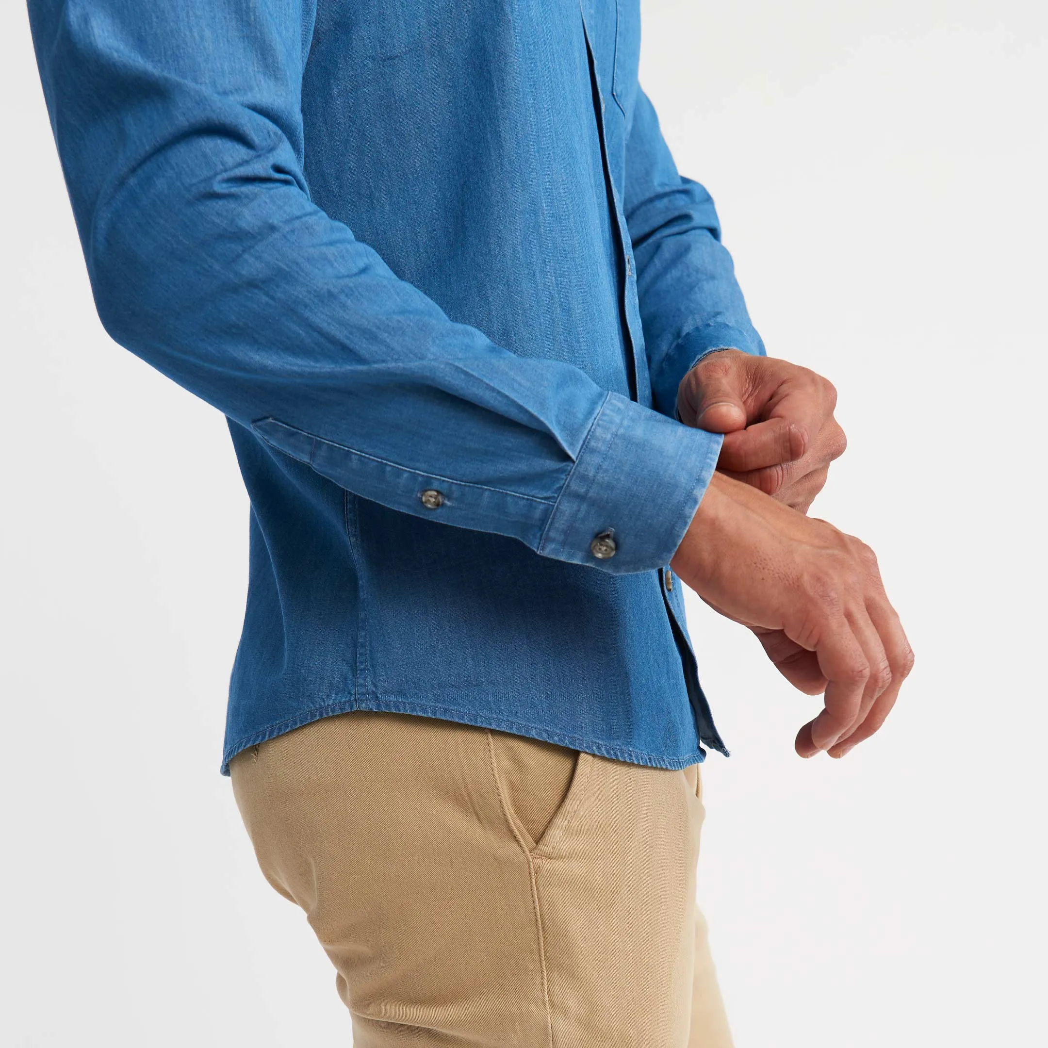 Medium Blue Denim Shirt