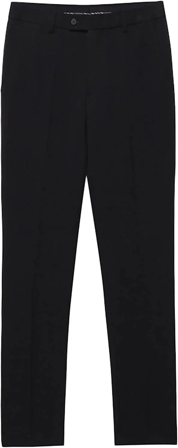 Men's Modern Fit Dress Pant Classic Fit Easy Khaki Pants Chino Pant Comfort Stretch Fit Flat-Front Pant