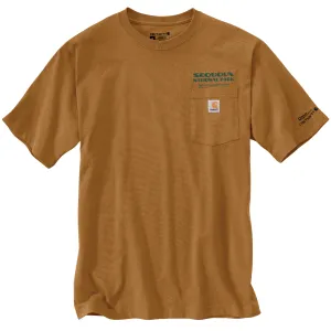 Men's Relaxed Fit Heavyweigh Short-Sleeve Sequoia National Park Graphic T-Shirt