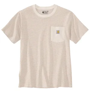 Men's Relaxed Fit Heavyweight Short-Sleeve Pocket Stripe T-Shirt