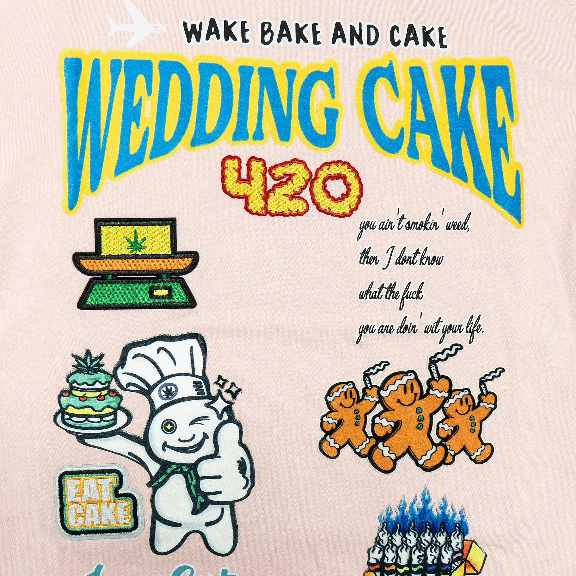 Men's Wedding Cake 420 T-Shirt