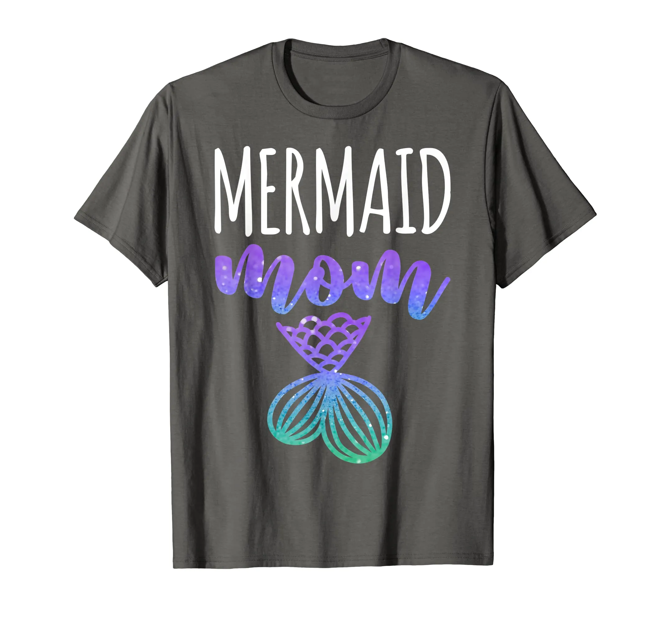 Mermaid Mom T-Shirt Mother Daughter Matching Family Gift Tee