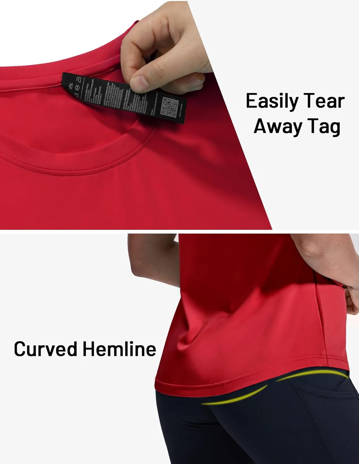 MIER Sleeveless Athletic Tops for Women Dry Fit Running Workout Tank Top Crew Neck UPF 50  Active Tennis Gym Yoga Tee Shirts