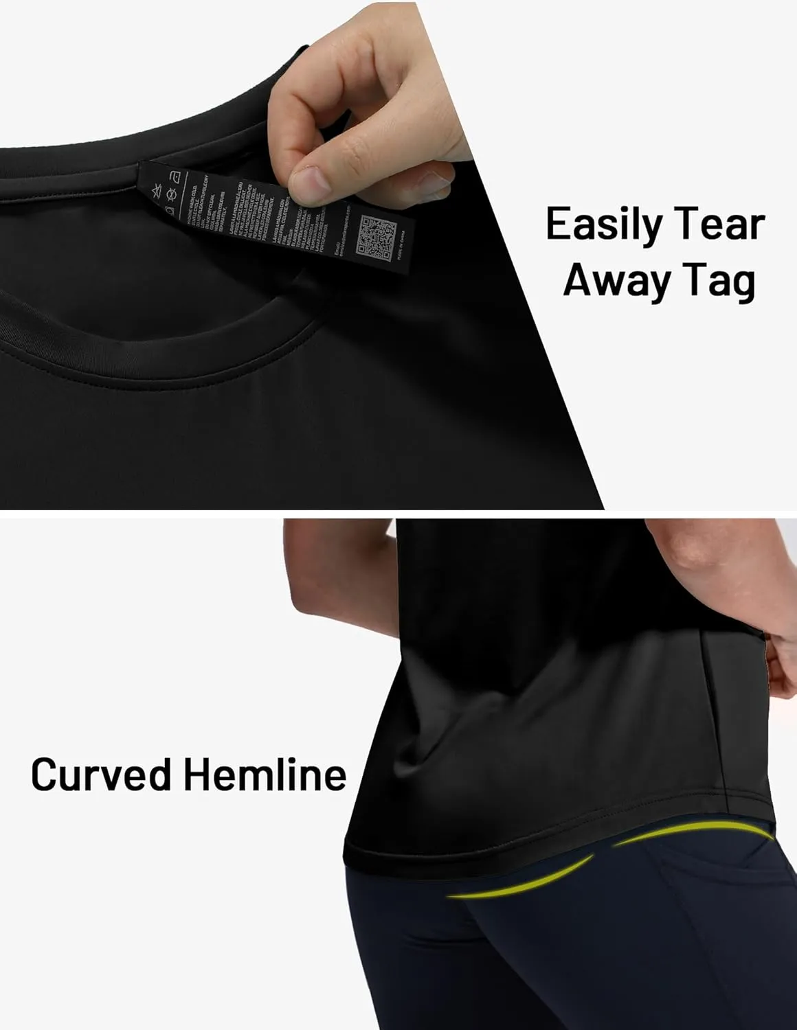 MIER Sleeveless Athletic Tops for Women Dry Fit Running Workout Tank Top Crew Neck UPF 50  Active Tennis Gym Yoga Tee Shirts