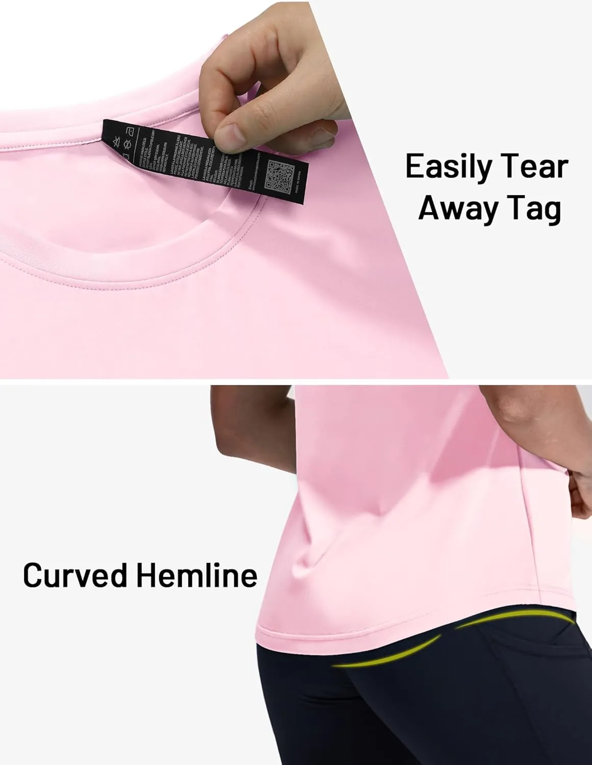 MIER Sleeveless Athletic Tops for Women Dry Fit Running Workout Tank Top Crew Neck UPF 50  Active Tennis Gym Yoga Tee Shirts