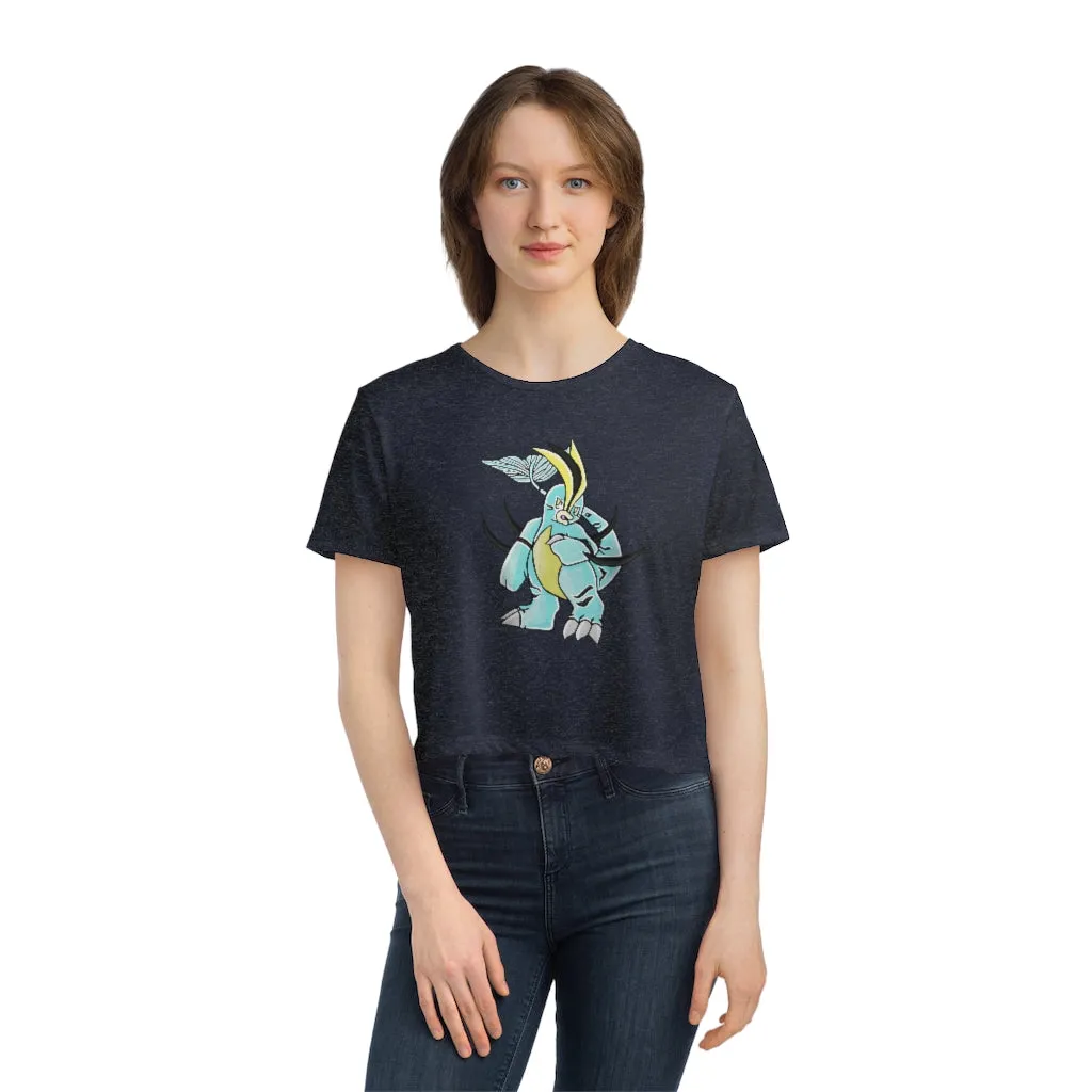 Mimatic Women's Flowy Cropped Tee