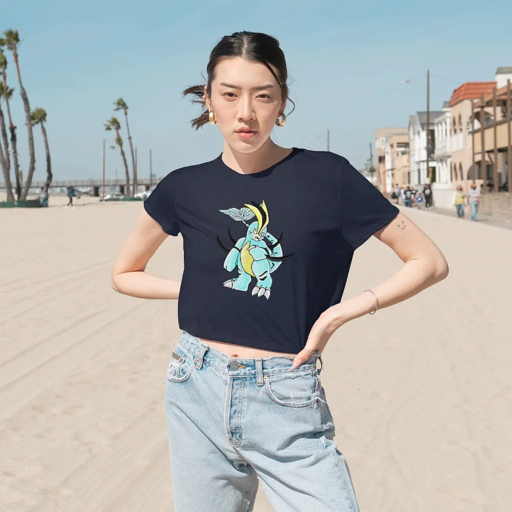 Mimatic Women's Flowy Cropped Tee