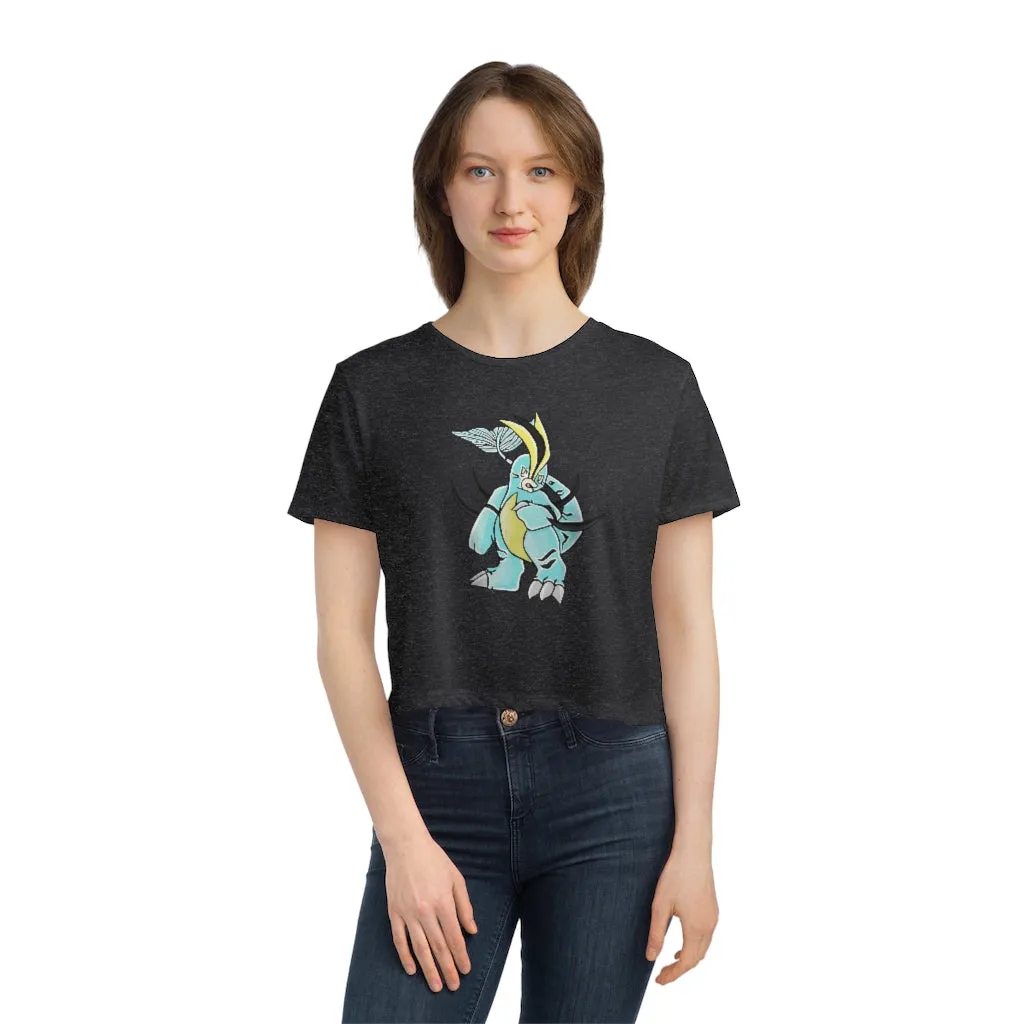 Mimatic Women's Flowy Cropped Tee