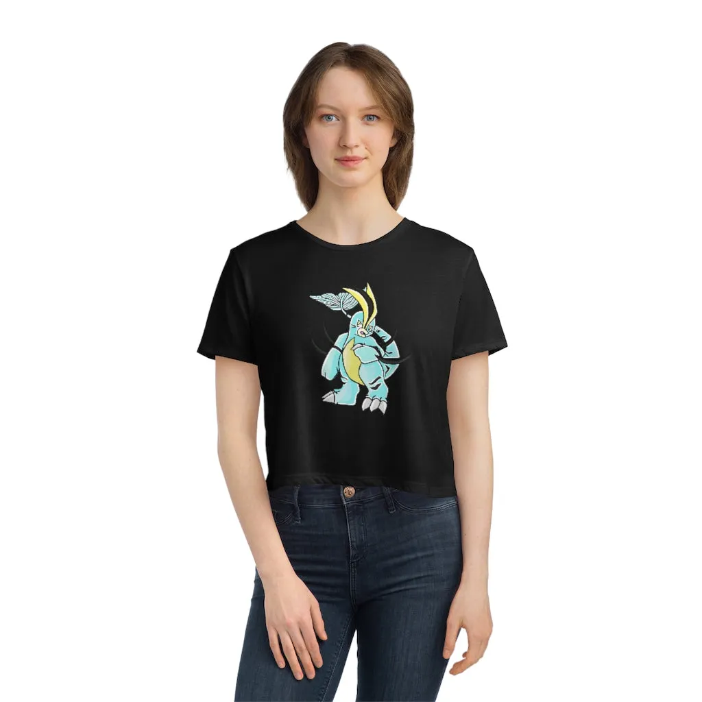 Mimatic Women's Flowy Cropped Tee