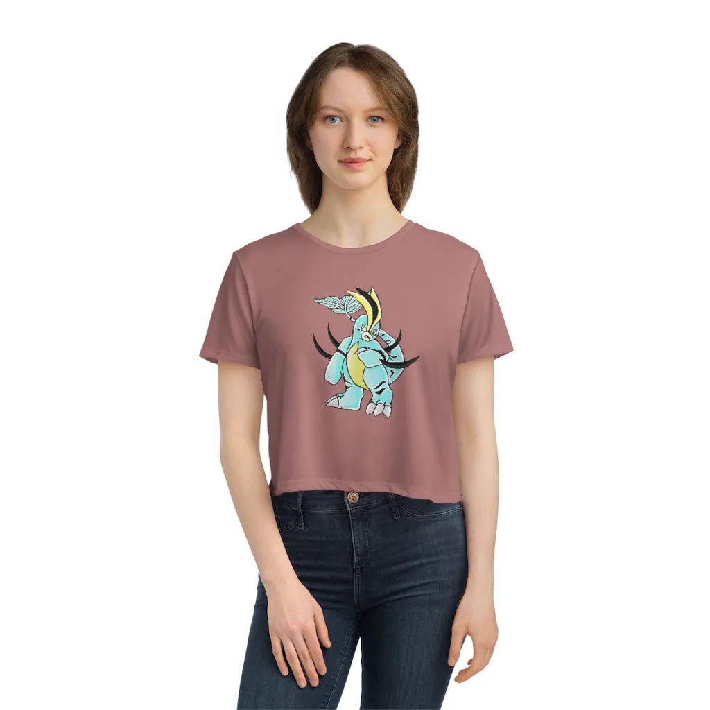 Mimatic Women's Flowy Cropped Tee