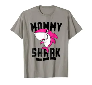 Mommy Shark T Shirt Mother Grandma Halloween Christmas