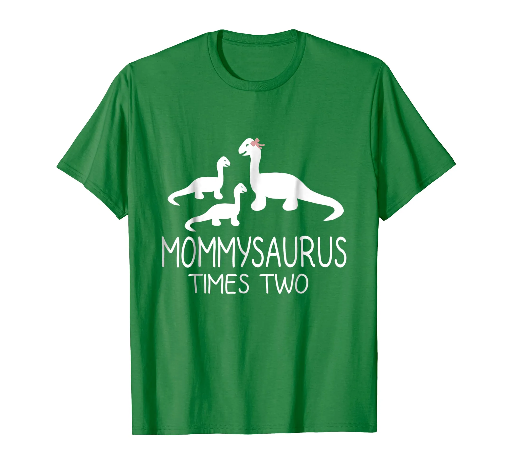 MOMMYSAURUS Fun Mother Mom Baby Kids Dinosaur Twins Tee
