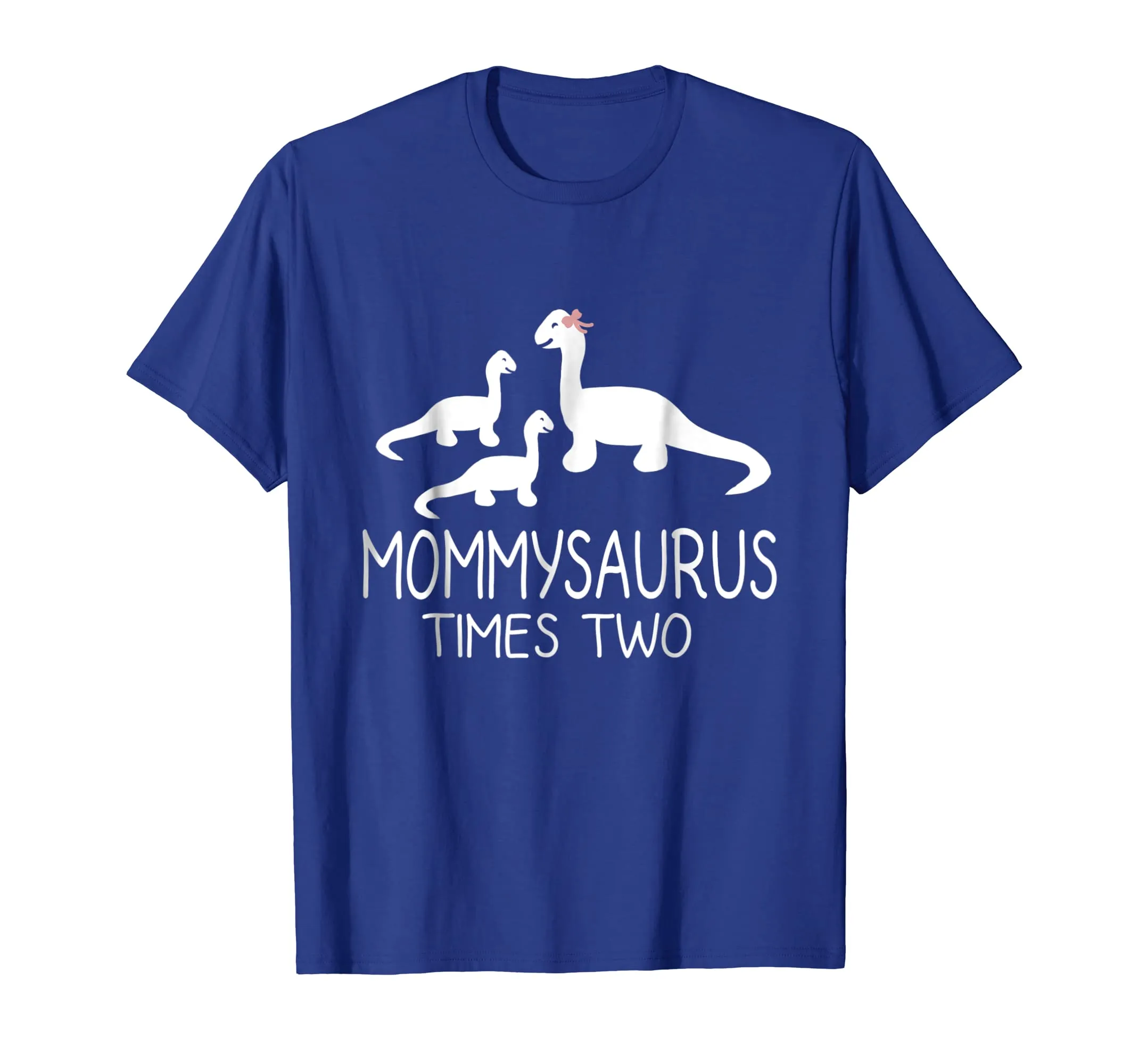 MOMMYSAURUS Fun Mother Mom Baby Kids Dinosaur Twins Tee