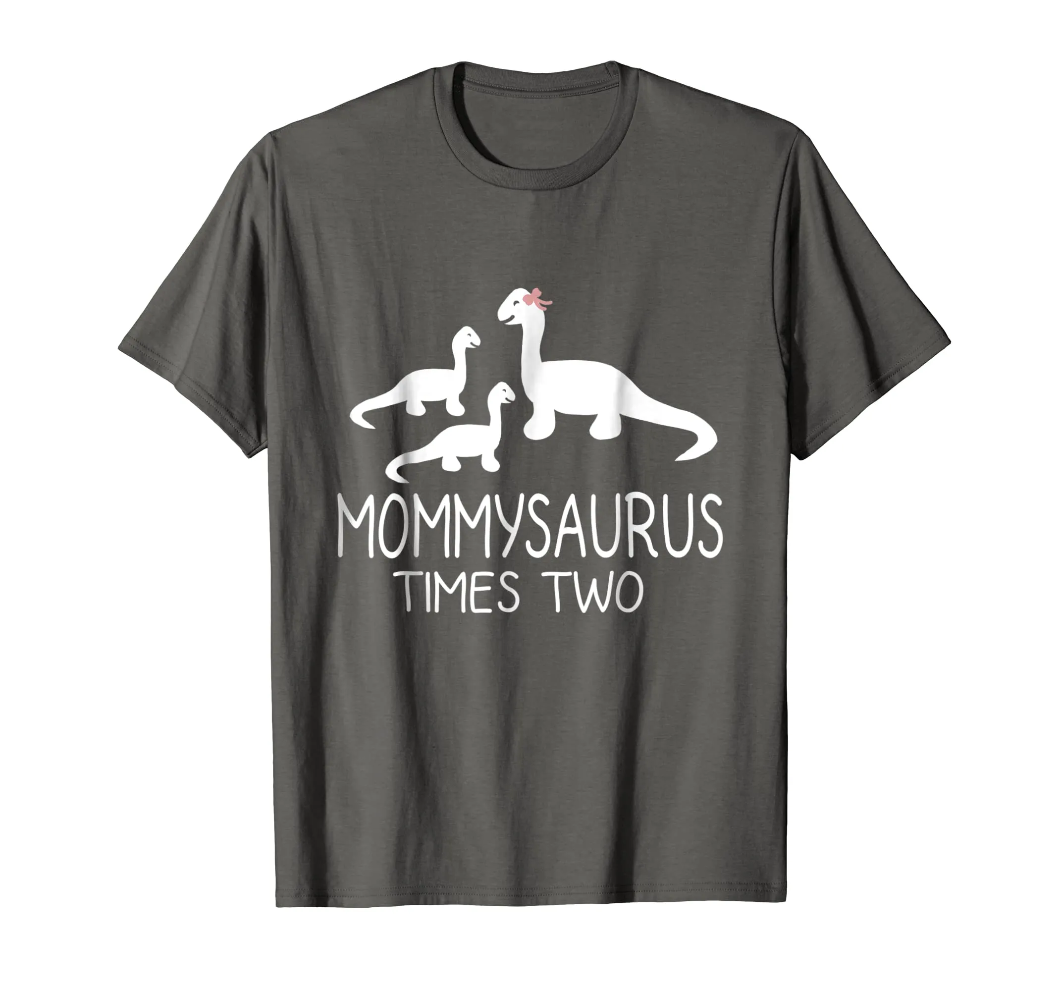 MOMMYSAURUS Fun Mother Mom Baby Kids Dinosaur Twins Tee