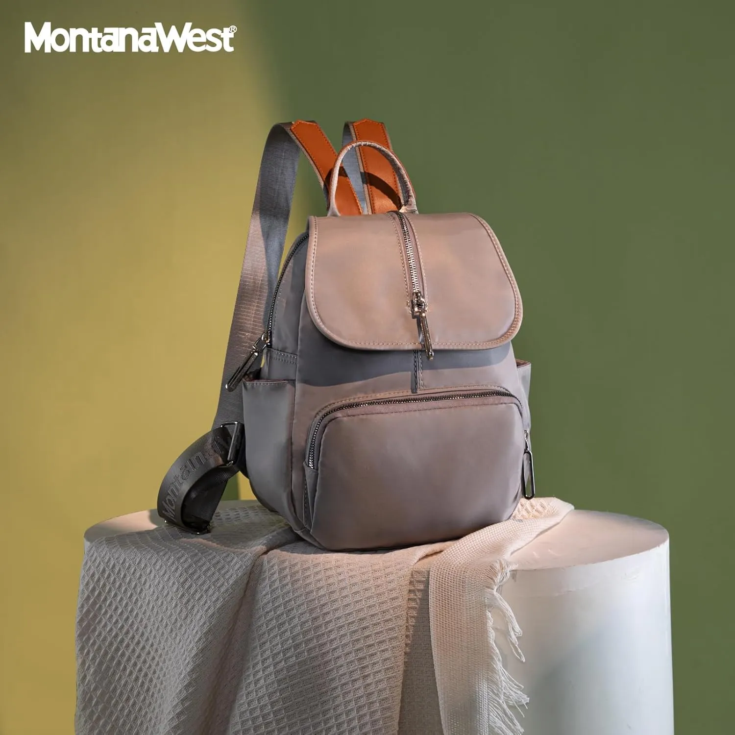 Montana West Small Backpack Purse for Women Lightweight Casual Backpacks with Anti-theft Back Pocket for Travel Work Day
