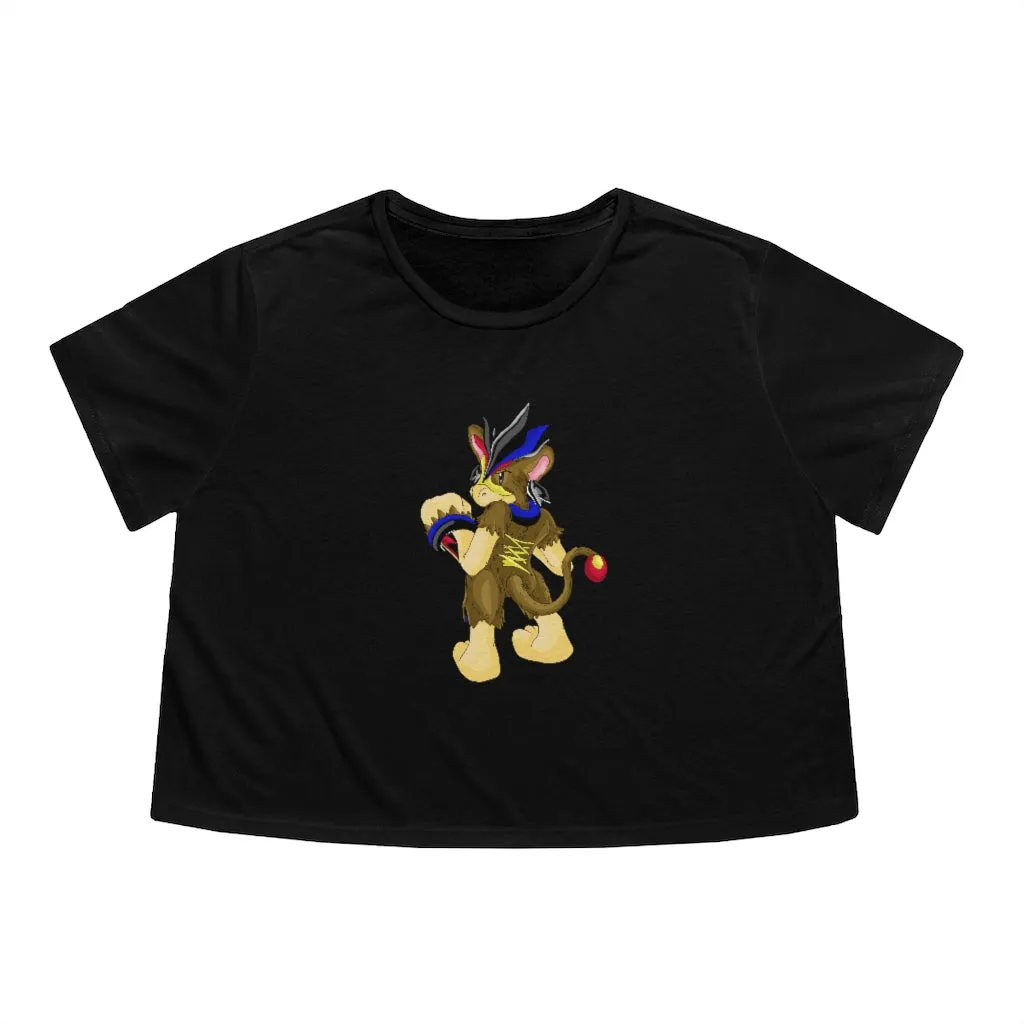 Moongenchen Women's Flowy Cropped Tee