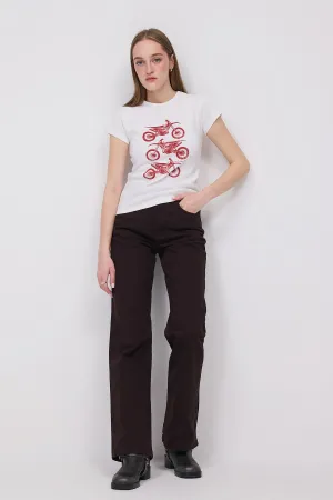 Motorcycle Printed T-shirt