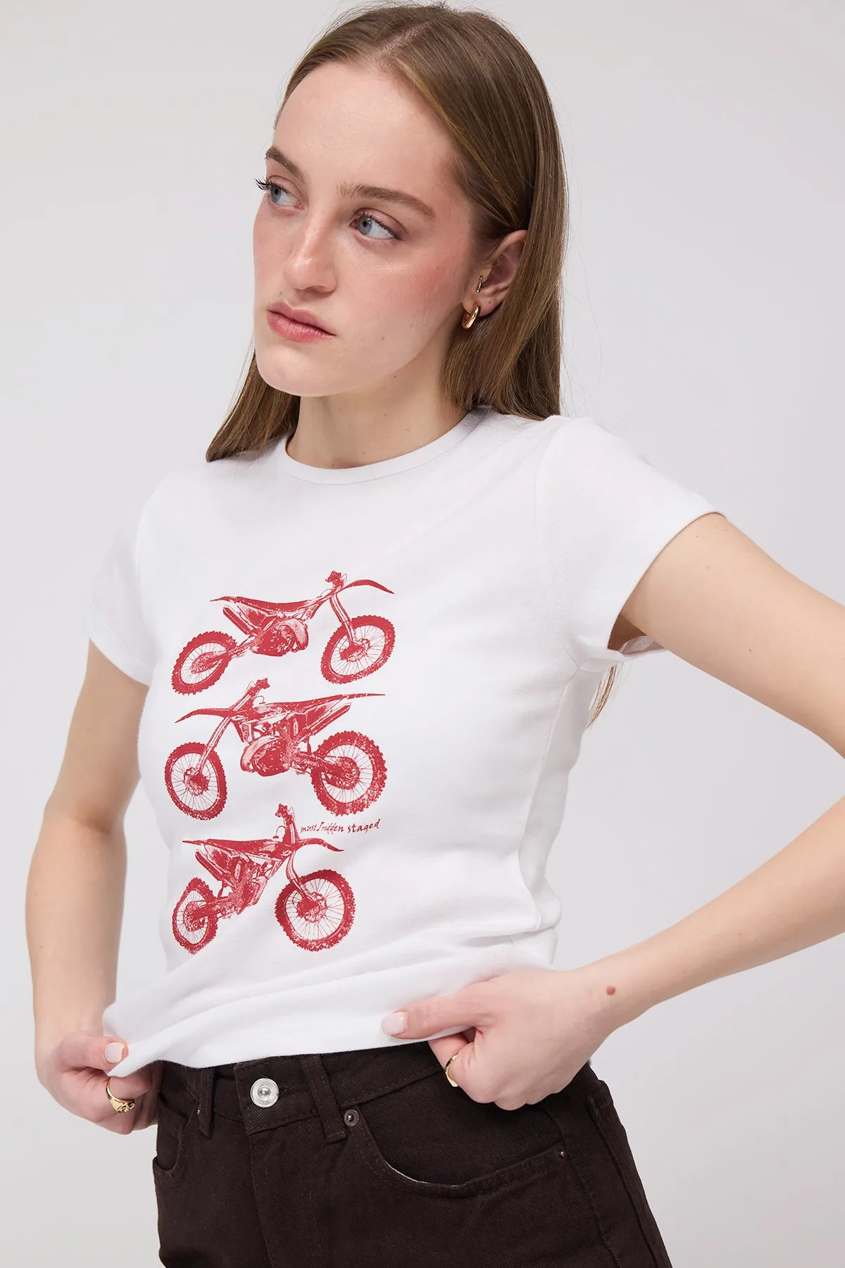 Motorcycle Printed T-shirt