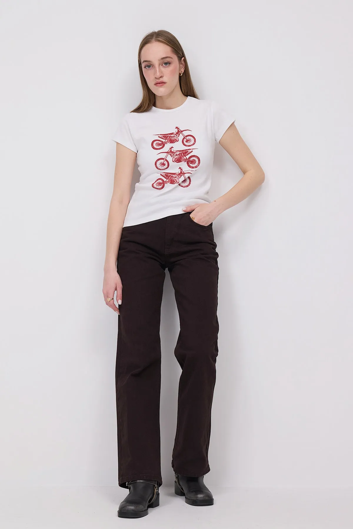 Motorcycle Printed T-shirt