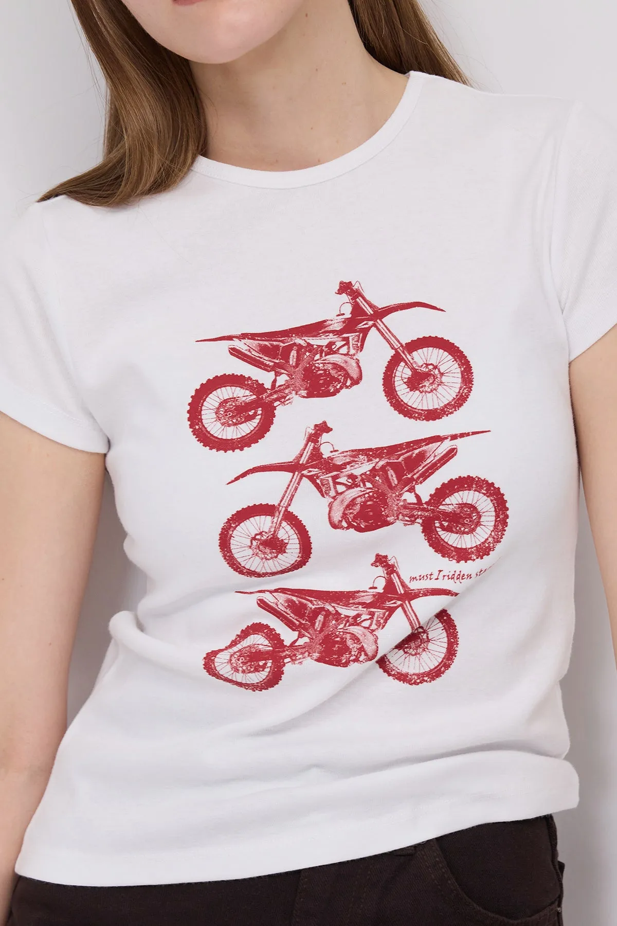 Motorcycle Printed T-shirt