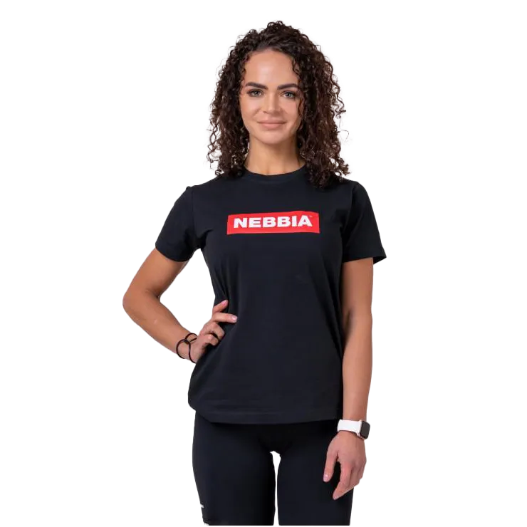 Nebbia NEBBIA Women's T-shirt 592 Black