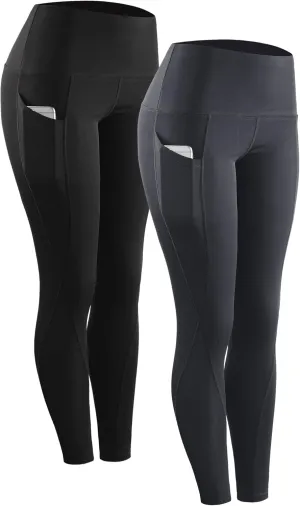 NELEUS High Waist Running Workout Leggings for Yoga with Pockets