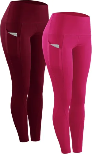 NELEUS High Waist Running Workout Leggings for Yoga with Pockets