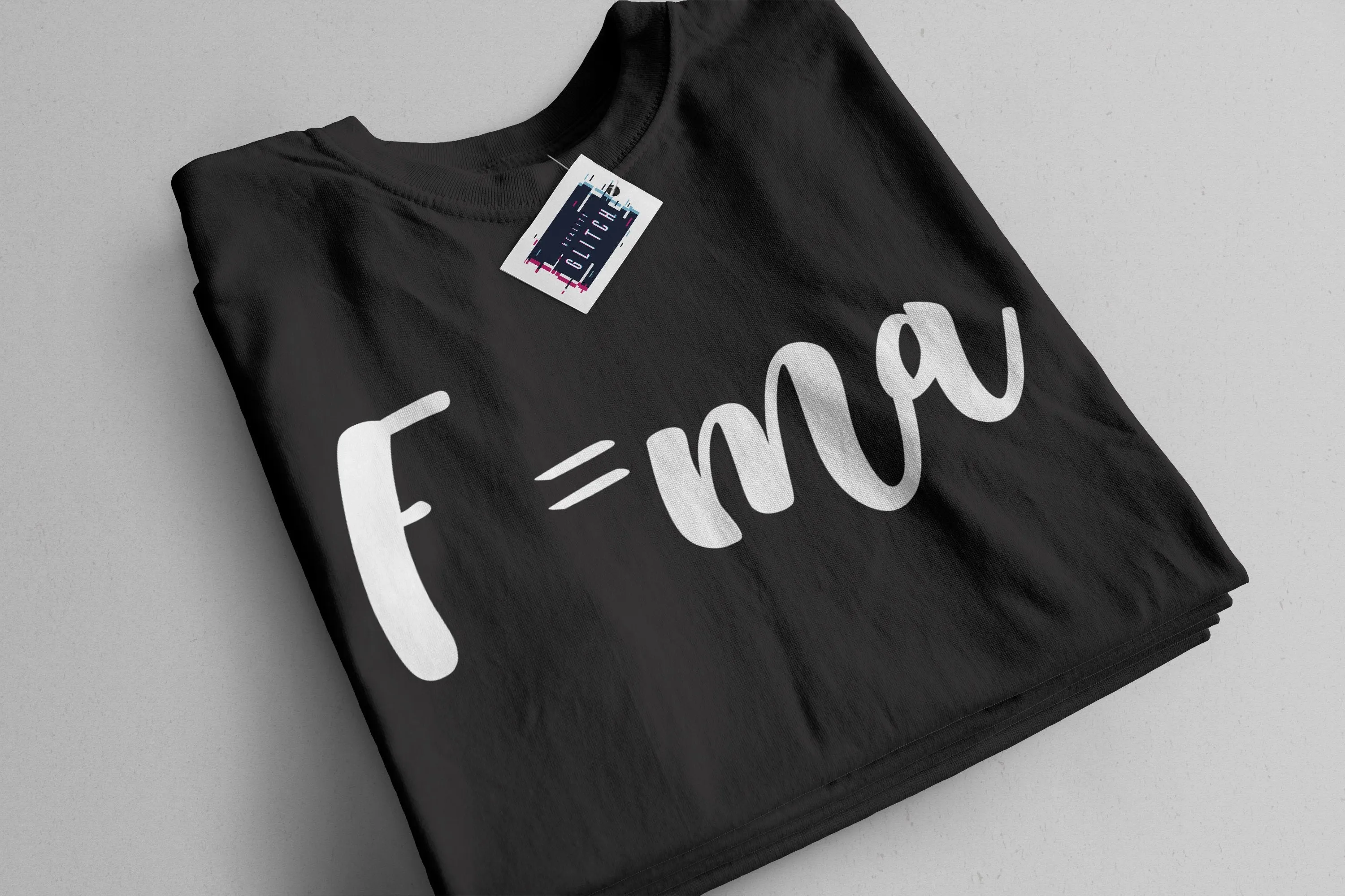 Newton's Law of Motion Equation Mens T-Shirt