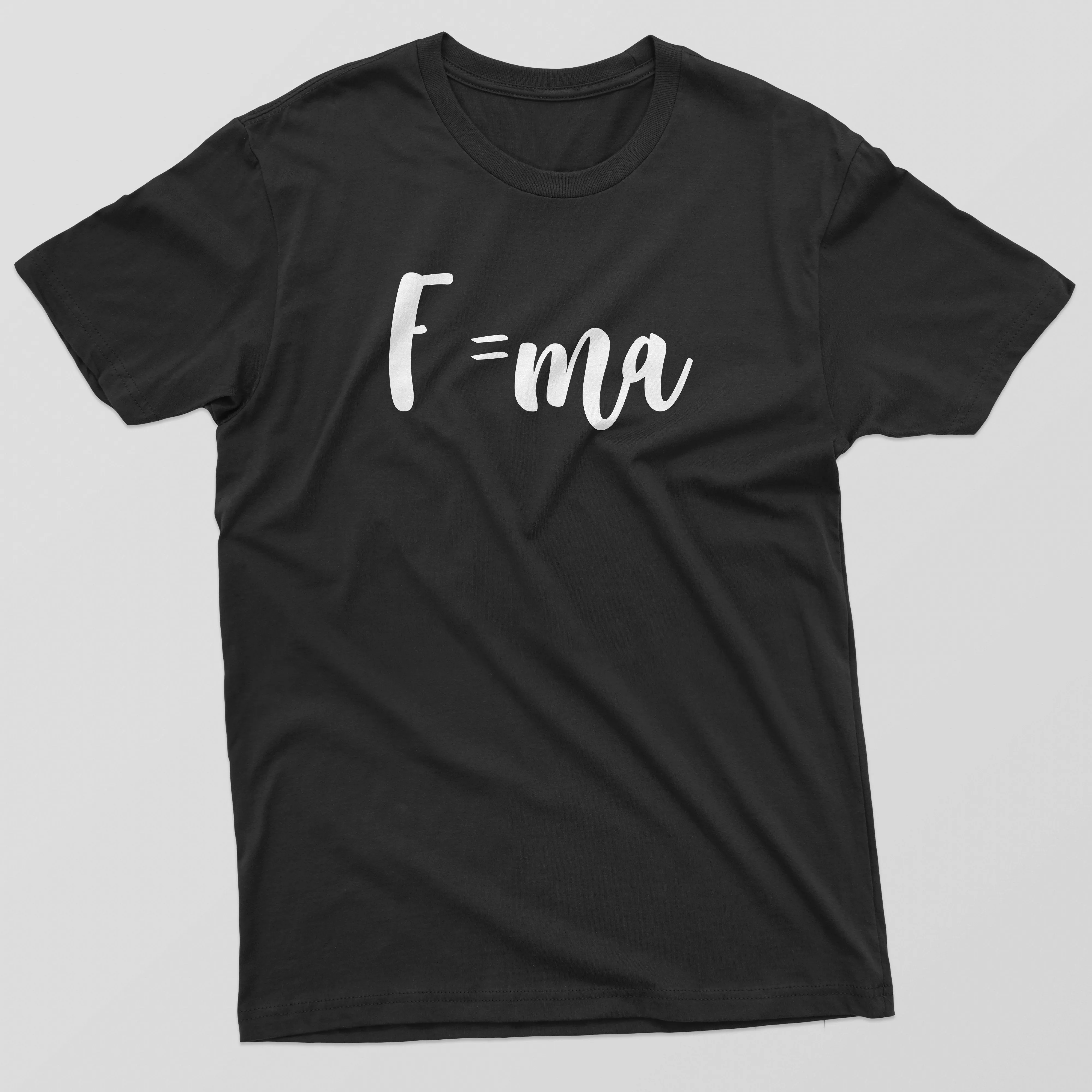 Newton's Law of Motion Equation Mens T-Shirt