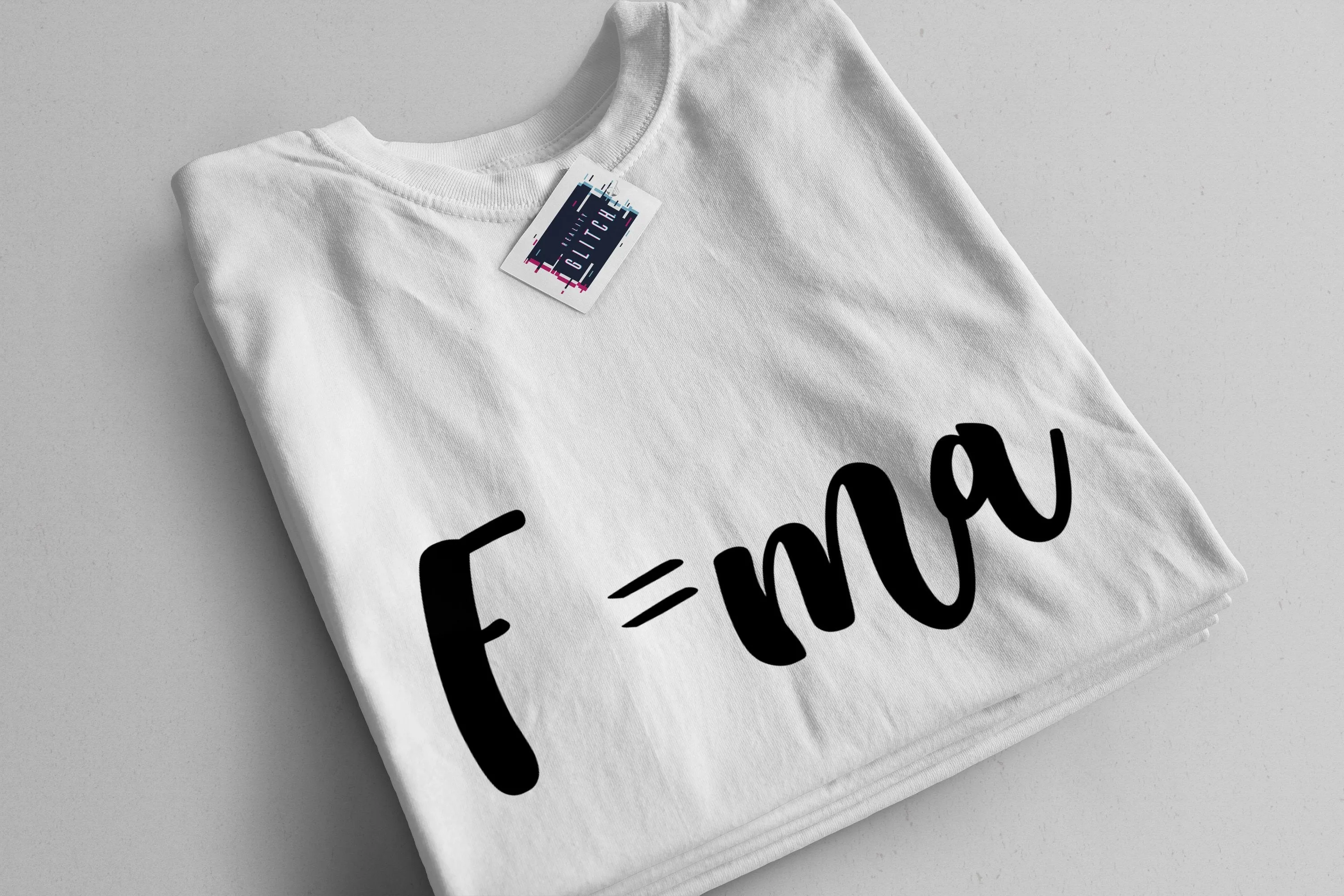 Newton's Law of Motion Equation Mens T-Shirt