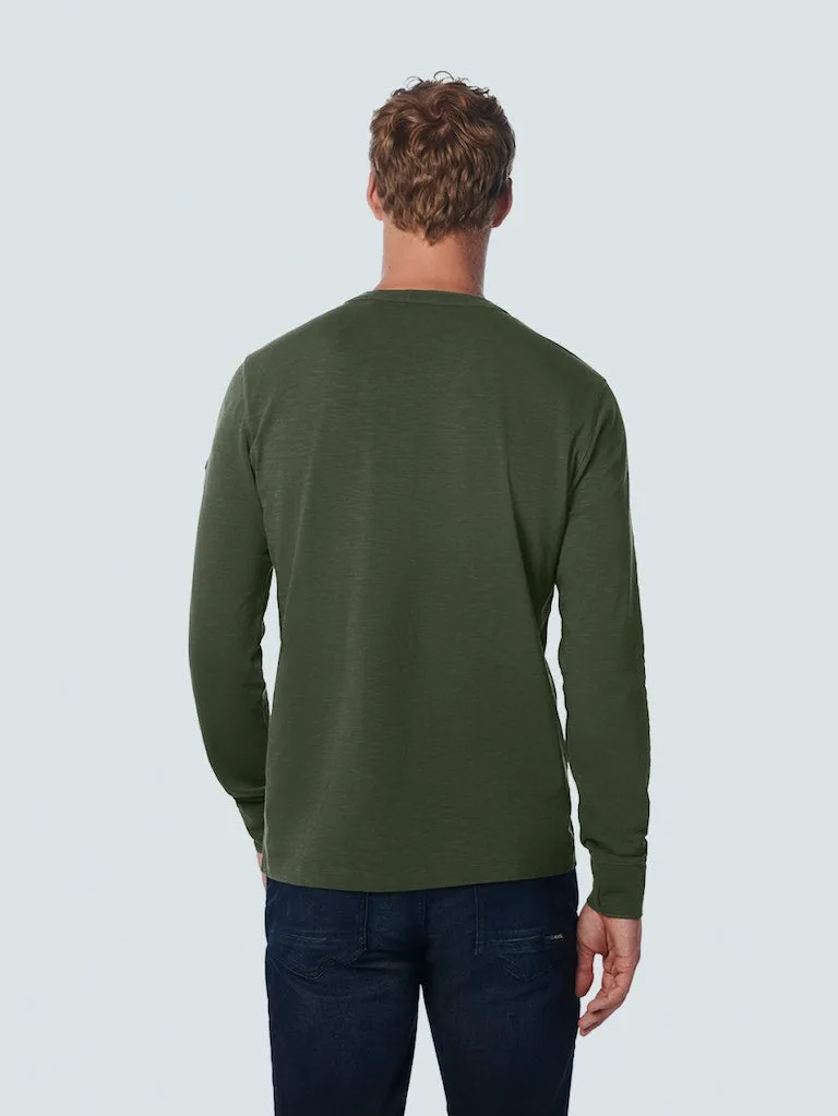 NO EXCESS / Herren-Shirt / T-Shirt Long Sleeve Granddad Garmen