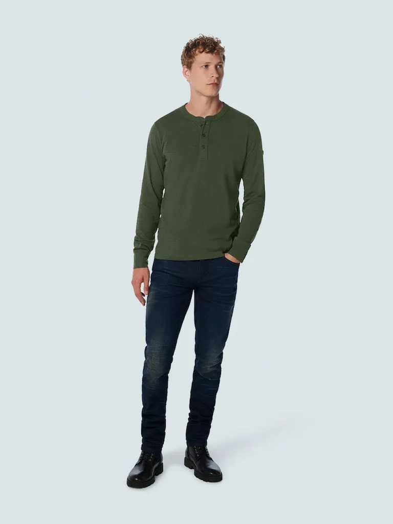 NO EXCESS / Herren-Shirt / T-Shirt Long Sleeve Granddad Garmen