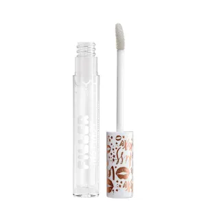 NYX PROFESSIONAL MAKEUP Filler Instinct Plumping Lip Polish, Lip Plumper Gloss - Let's Glaze, Clear