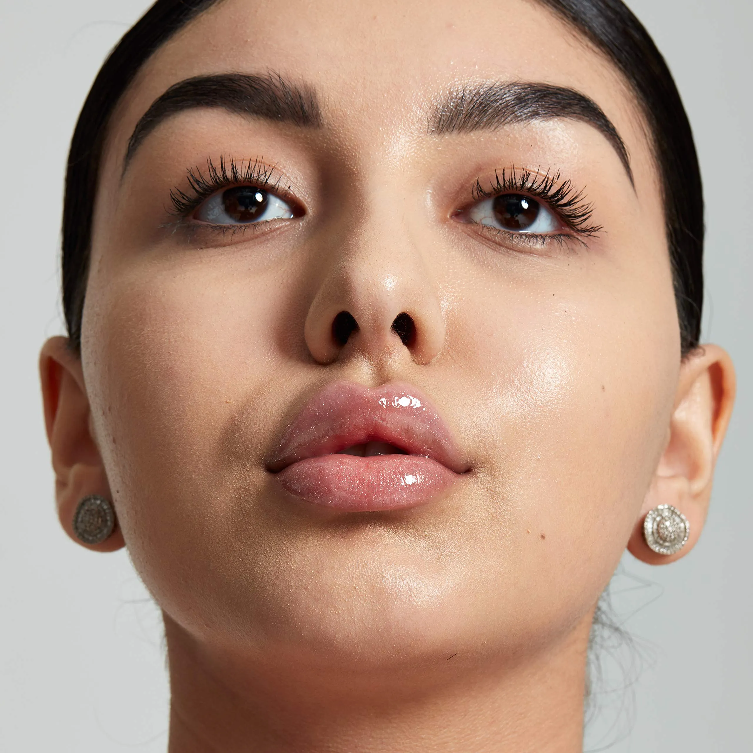 NYX PROFESSIONAL MAKEUP Filler Instinct Plumping Lip Polish, Lip Plumper Gloss - Let's Glaze, Clear