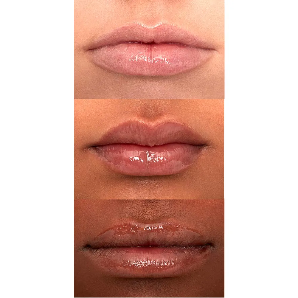 NYX PROFESSIONAL MAKEUP Filler Instinct Plumping Lip Polish, Lip Plumper Gloss - Let's Glaze, Clear