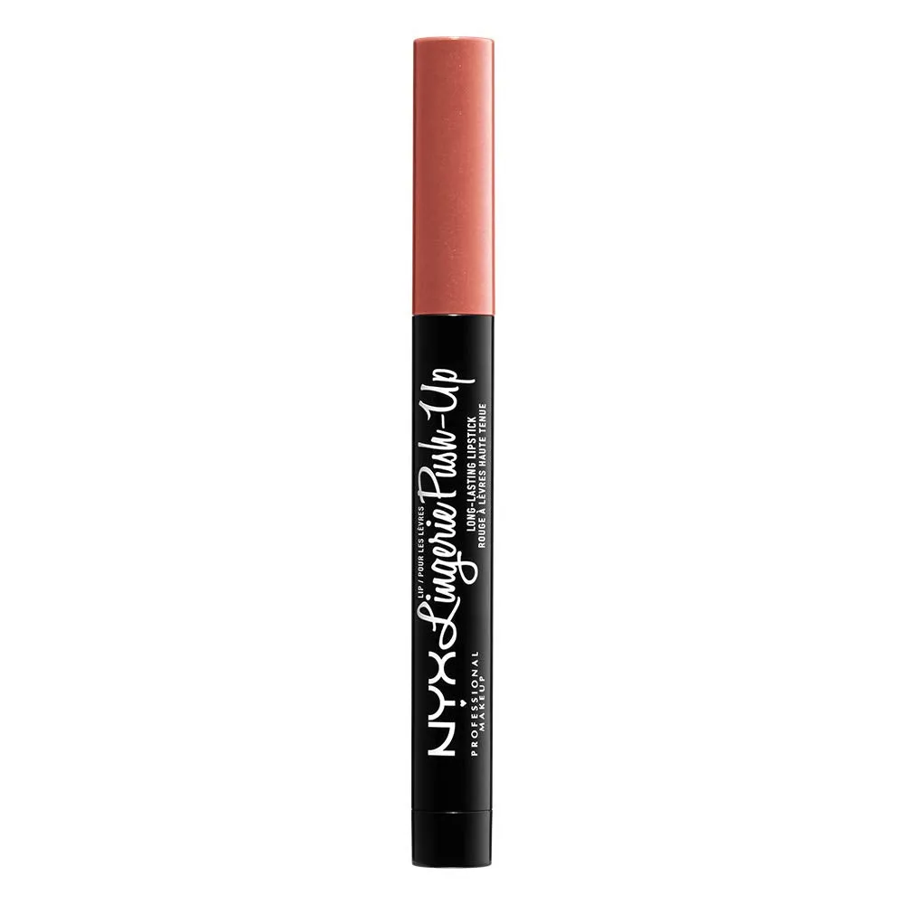 NYX PROFESSIONAL MAKEUP Lip Lingerie Push-Up Long Lasting Lipstick - Dusk To Dawn, Warm Beige Nude