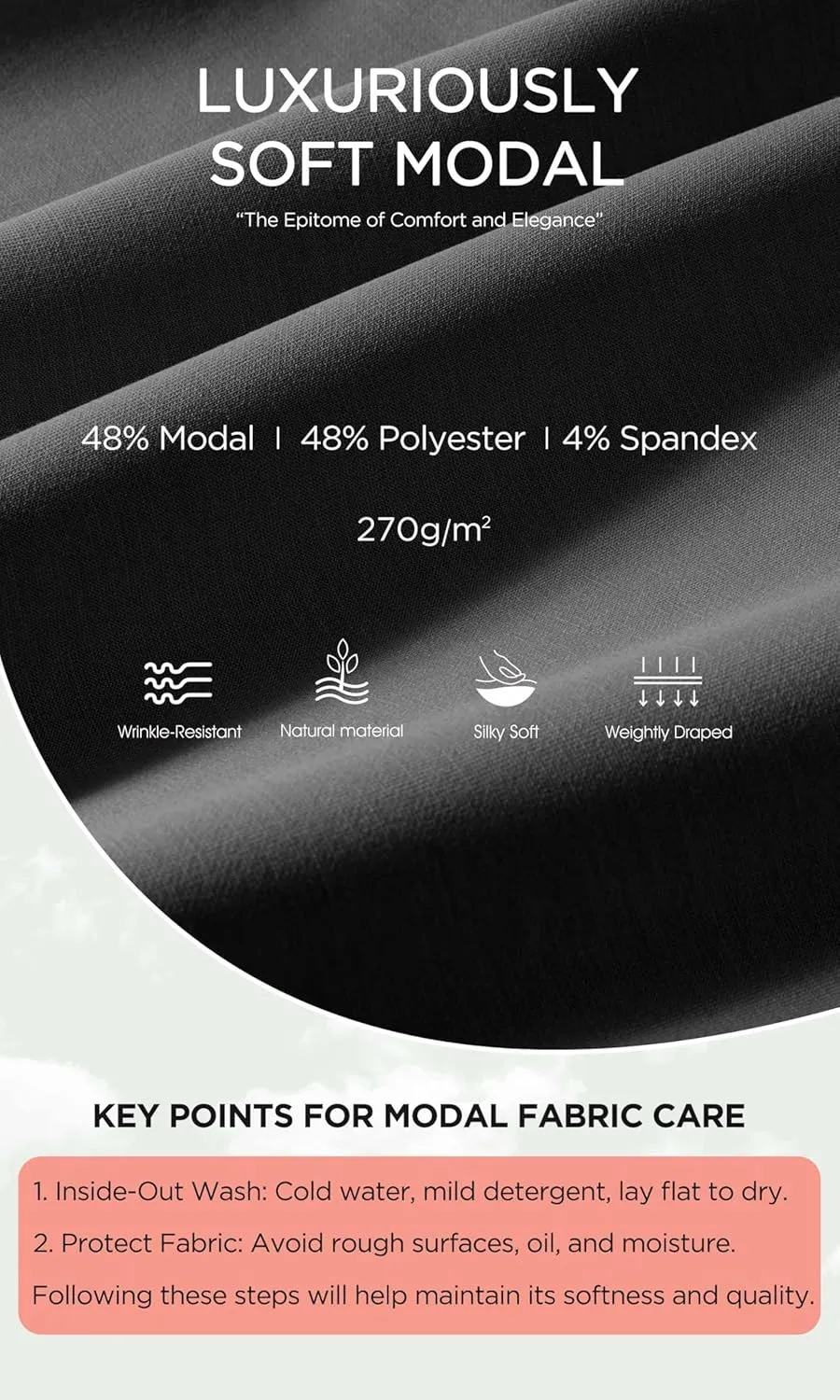 ODODOS Modal Soft Wide Leg Shorts for Women High Waist Casual Relaxed Shorts with Pockets-Inseam 4"/ 6"