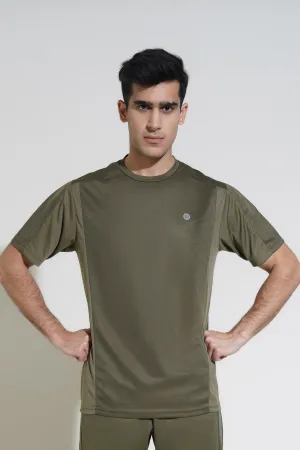 Olive Sporty T-Shirt