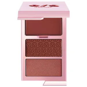 One/Size - Cheek Clapper 3D Blush Trio Palette - Rich Betch