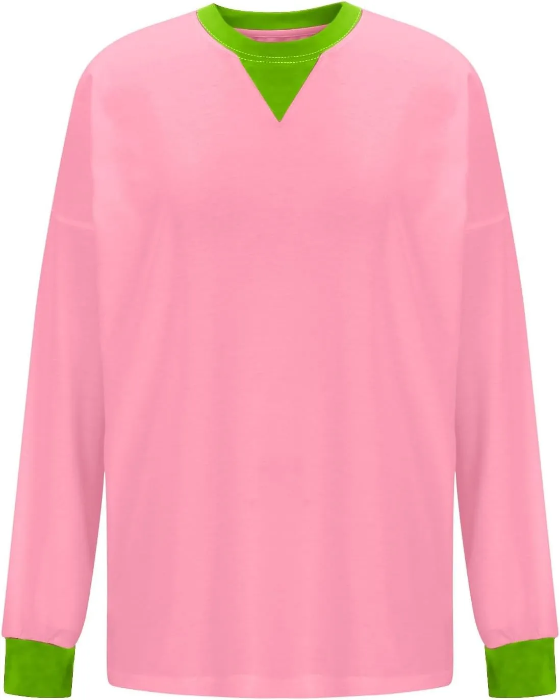 Oversized Sweatshirt for Women Dressy Casual Long Sleeve Hoodie Plain Crew Neck Shirts Fall Teens Preppy Clothes