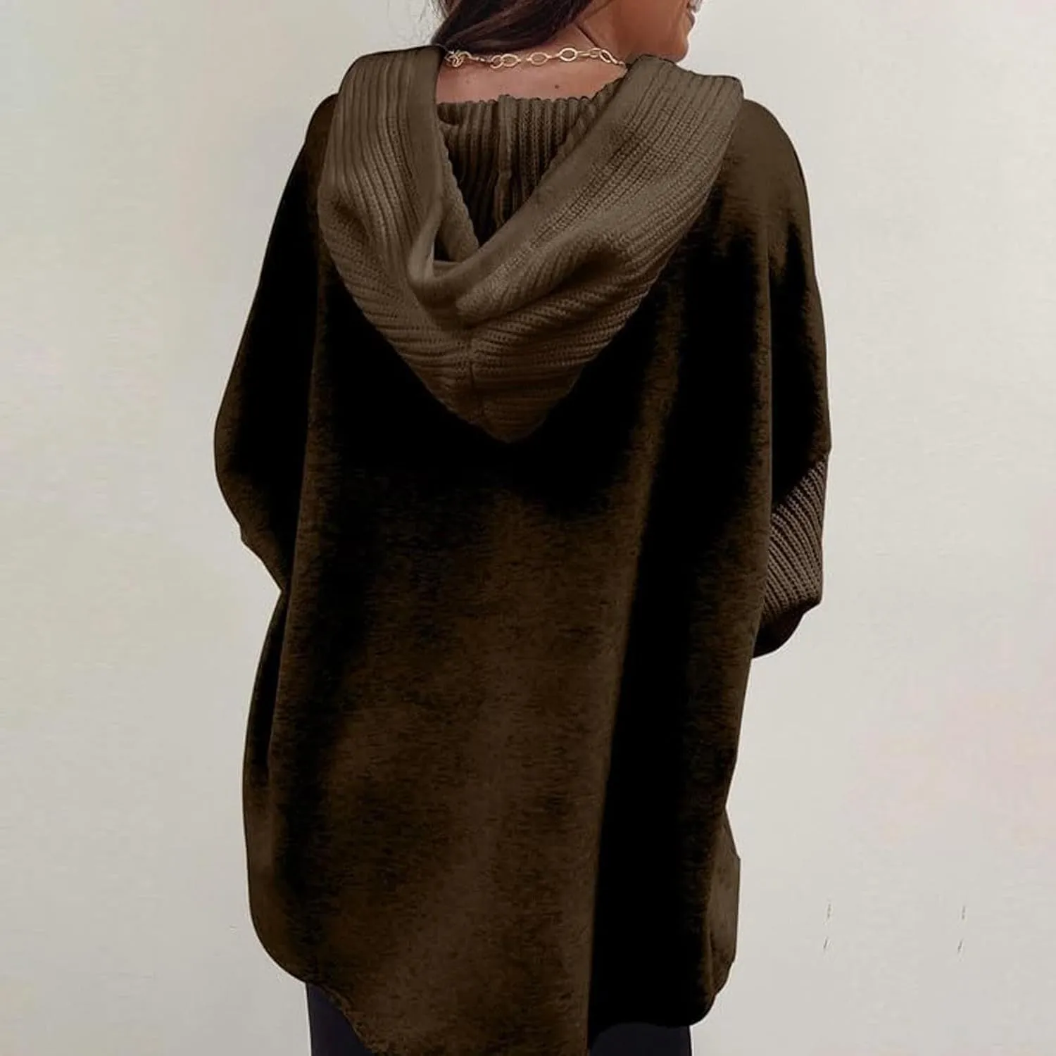 Oversized Sweatshirt Jackets for Women Trendy 2025 Spring Outfits Casual Long Sleeve Button Hooded Shacket Hoodies