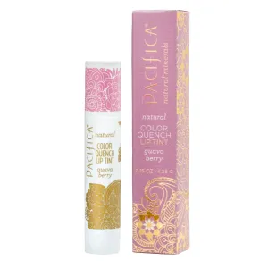 Pacifica Beauty Color Quench Natural Lip Tint, Guava Berry, Vegan & Cruelty Free, 0.15 Oz