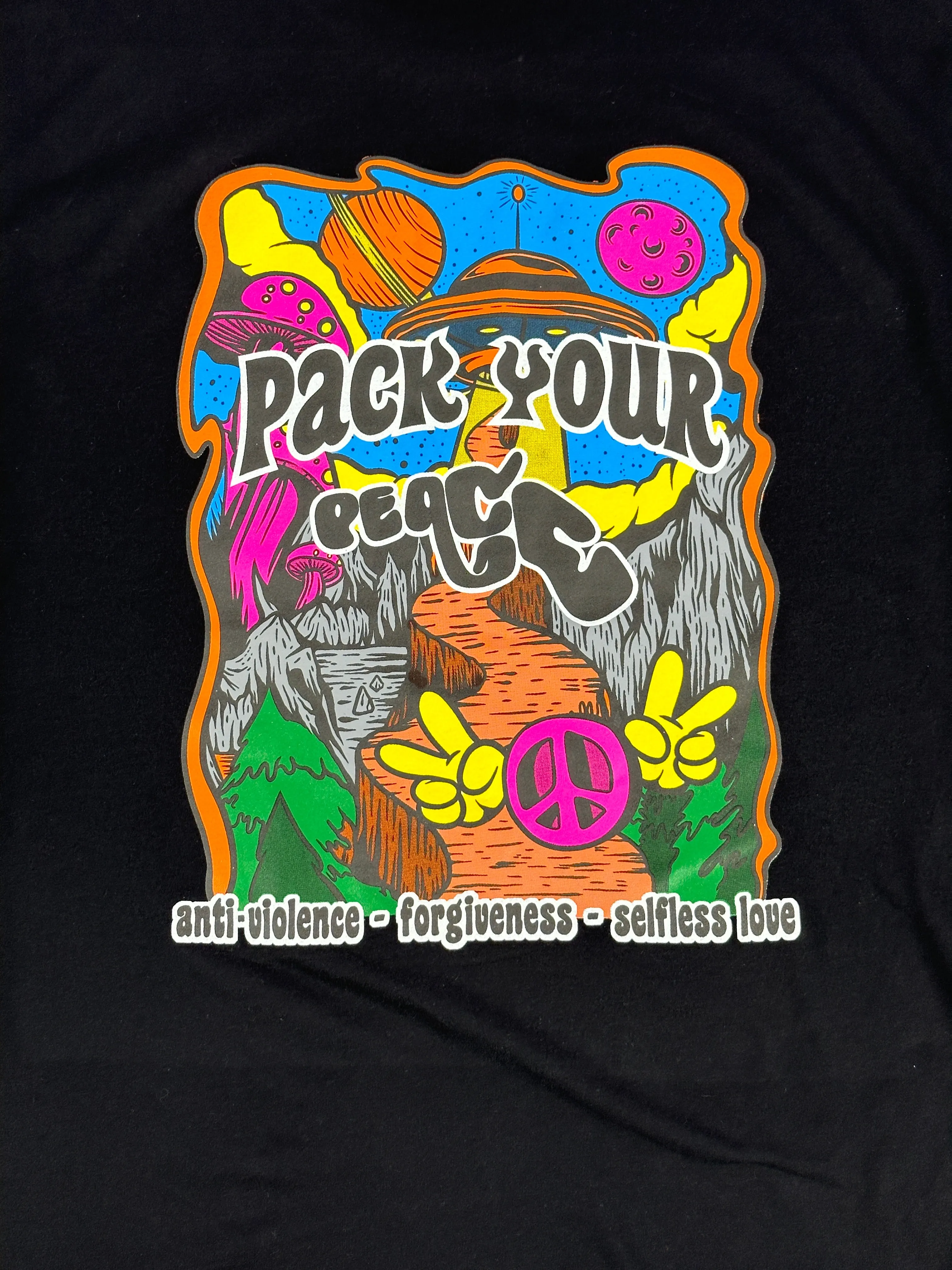 Pack Your Peace T - Black