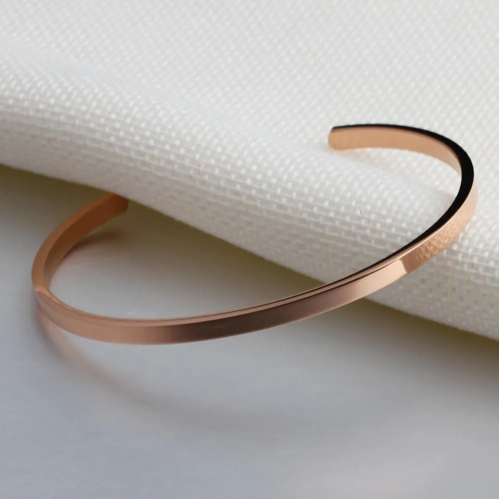 Personalize Your Name 3.5mm Cuff Bangle