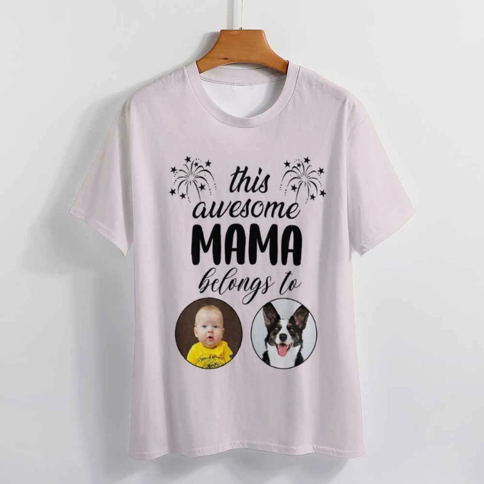 Personalized Mom Shirt With Kids Photo Shirt Mother's Day Shirt