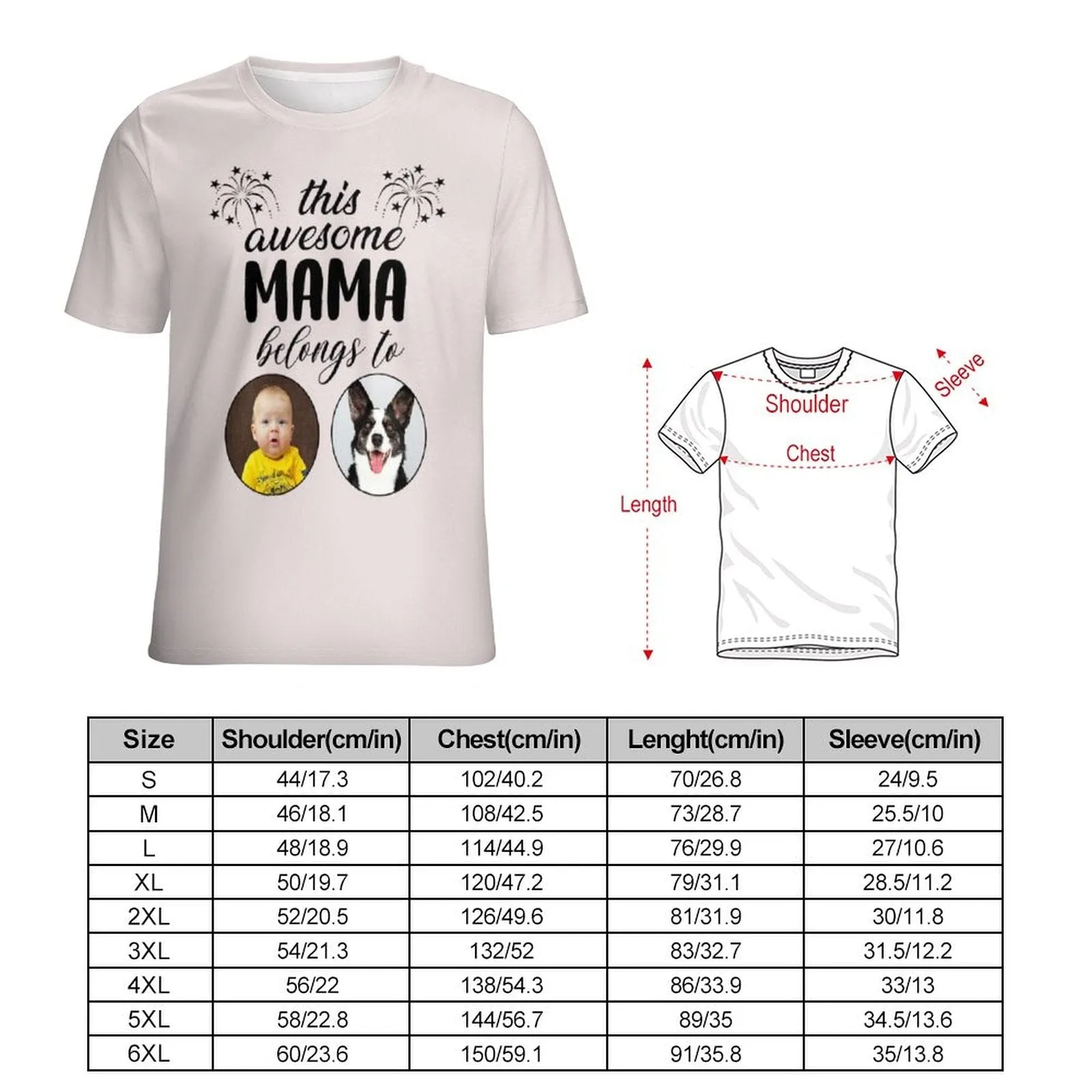 Personalized Mom Shirt With Kids Photo Shirt Mother's Day Shirt