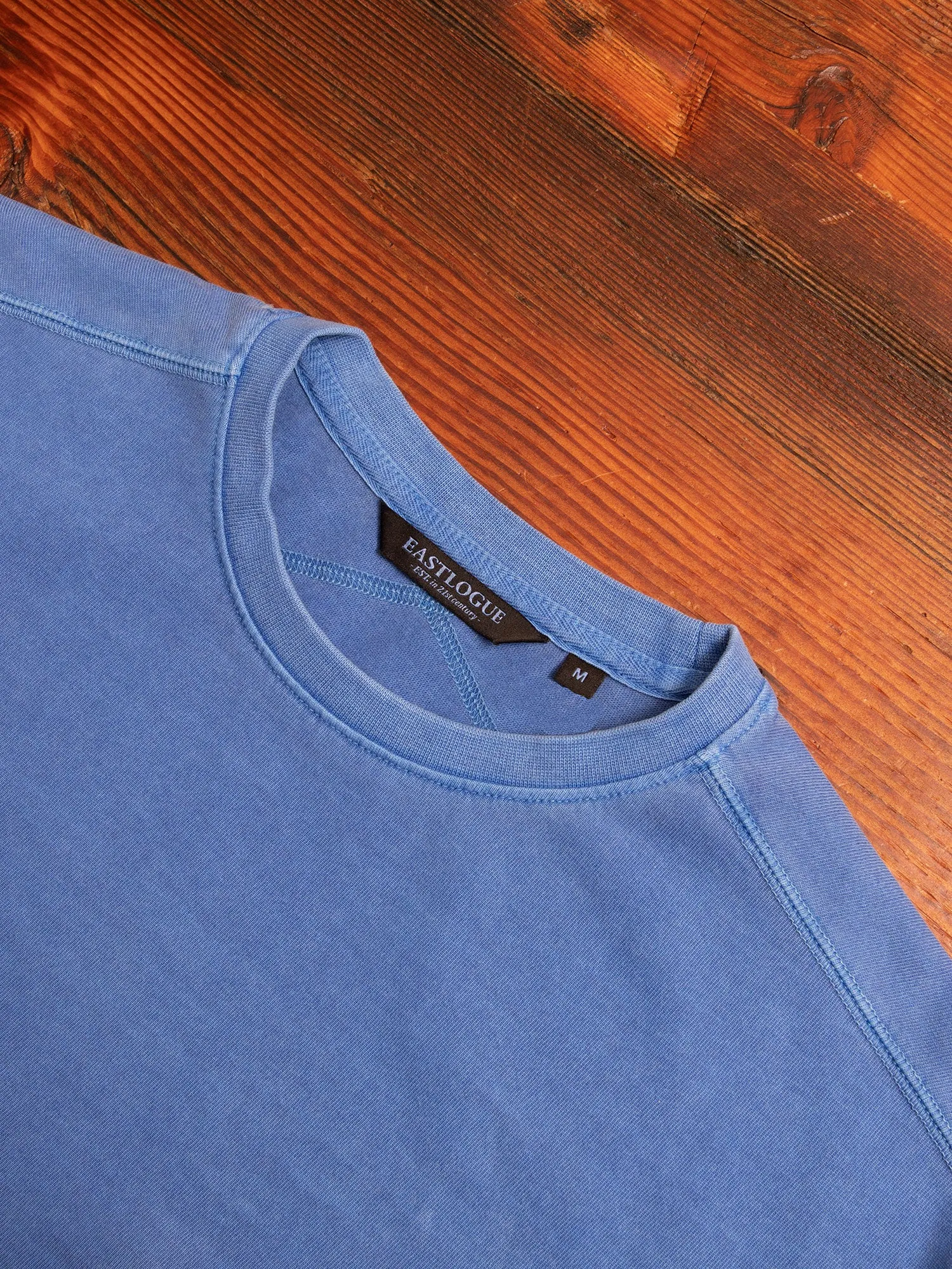 Pigment Dyed T-Shirt in Sky Blue
