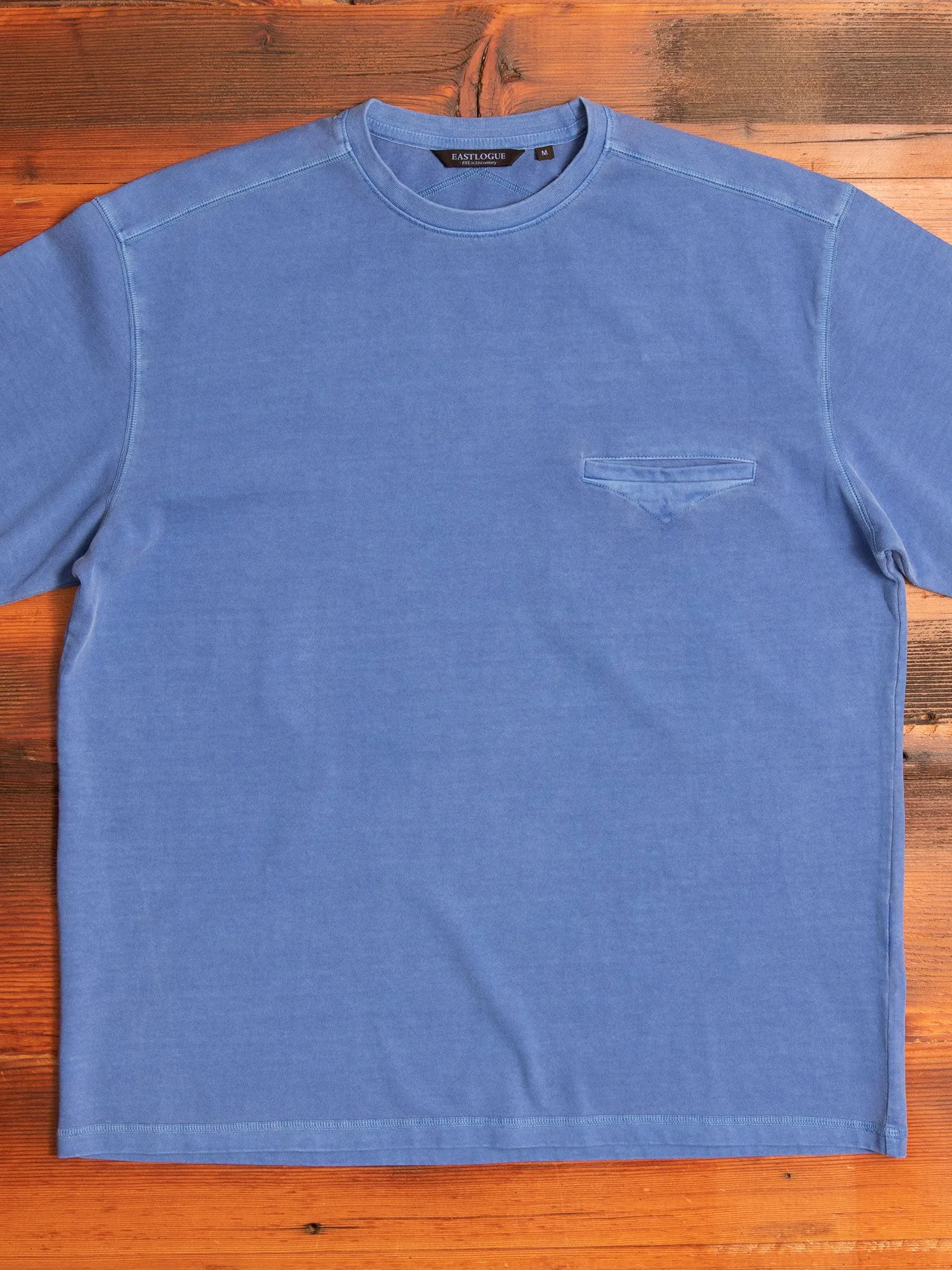 Pigment Dyed T-Shirt in Sky Blue