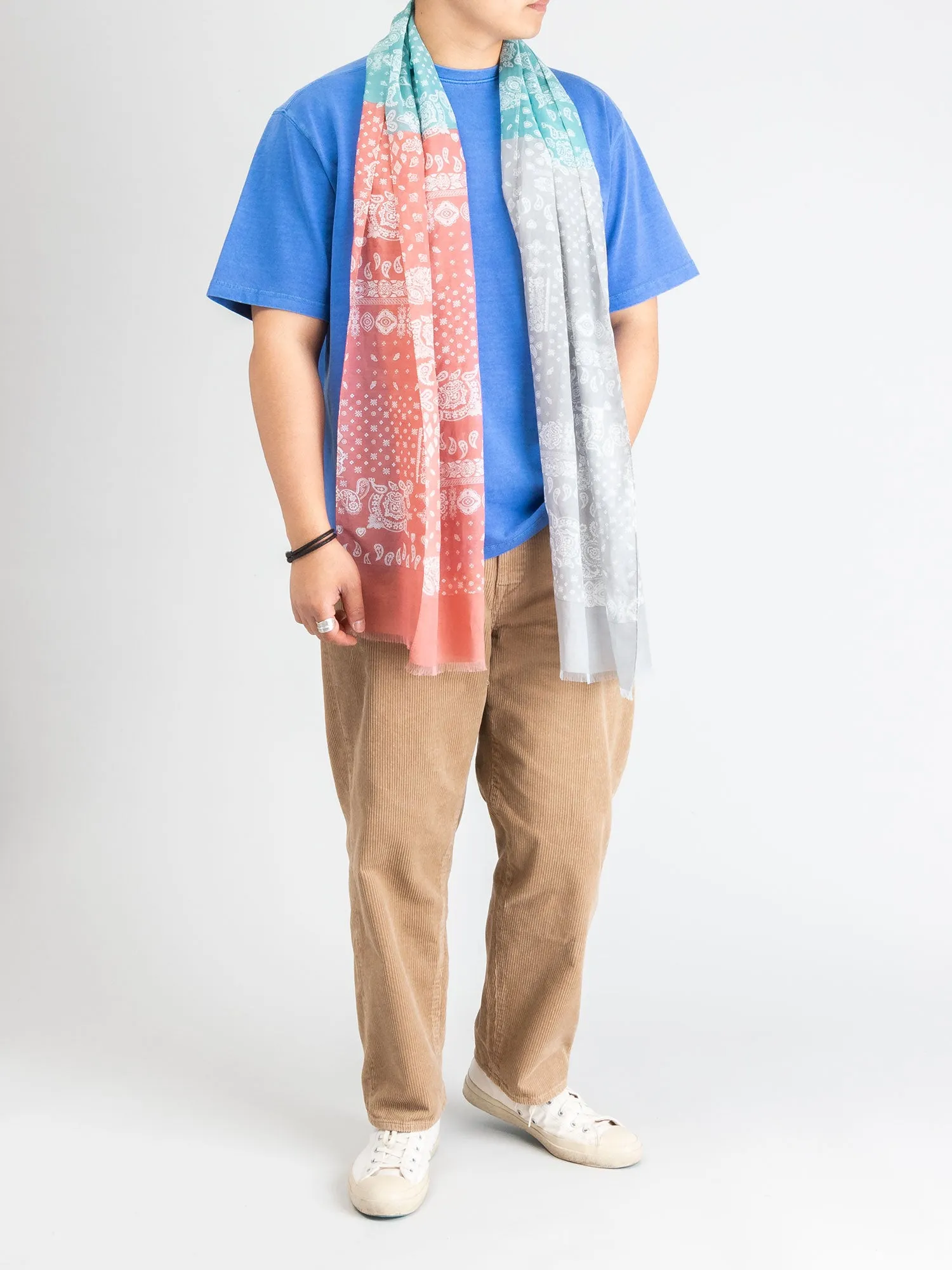 Pigment Dyed T-Shirt in Sky Blue